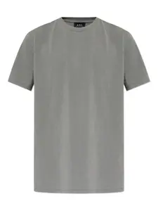 Футболка с круглым вырезом A.P.C., серый