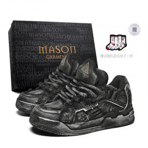 Кроссовки для скейтбординга Heavenly Ladder, унисекс, черный как смоль, эксклюзивная коробка Masongarments, Jet Black