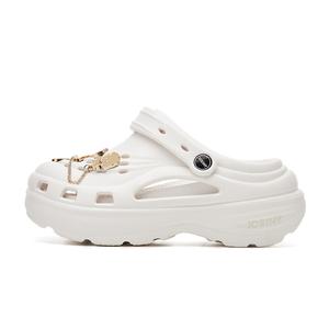 JOSINY Классические перфорированные клоги для женщин белые, цвет White