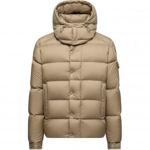 Куртка Maya Series Hooded Short Down Jacket мужская Moncler, светло коричневый