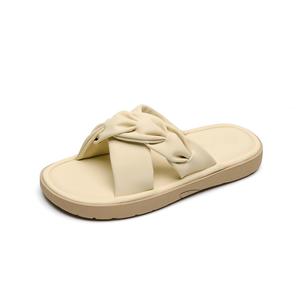 MADALLO Устойчивые к запаху и истиранию женские слайдеры Custard, цвет Custard