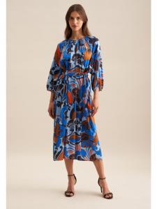 Платье до колена Seidensticker, средне-синий