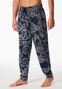 Пижамные брюки Schiesser Pyjama bottoms, Multicorol/Dark Blue