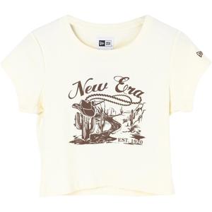 Обычная футболка женская New Era, белый