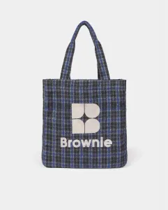 Клетчатая сумка-шоппер Brownie, мультиколор