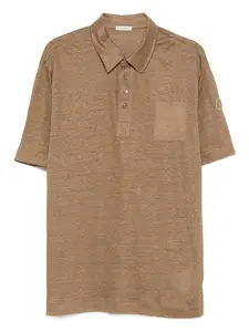 Льняная рубашка с накладным карманом MONCLER, нейтральный