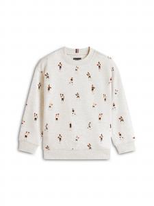 TOMMY HILFIGER Толстовка в светло-сером цвете