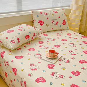 Yalu Комплект постельного белья из 3 предметов (простыня 230х250 см, 2 наволочки), 100% хлопок, цвет Aixin KT