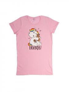 Ночная рубашка United Labels Pummel und Friends Schlafshirt Pummeleinhorn kurzärmlig, розовый