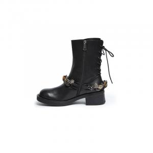 HERLIAN Ботильоны женские черные