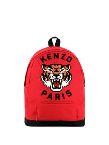 Kenzo Kids рюкзак с вышивкой, красный
