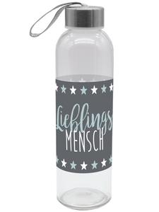 Geda Labels Бутылка для воды Favorite Person серого цвета - 500 мл