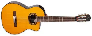 Акустическая электрогитара Takamine GC-6CE с нейлоновыми струнами, натуральный цвет