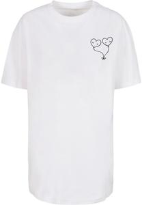 Футболка Merchcode Shirt Hugs & Love - Love Ballon, белый