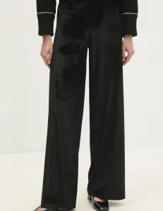 Бархатные брюки Answear Lab, черный