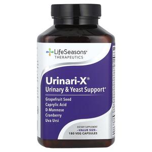 LifeSeasons, Urinari-X, 180 растительных капсул
