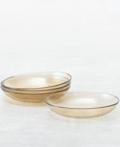 Набор из 4 тарелок для закусок Los Cabos Coupe Fortessa, Ginger Root