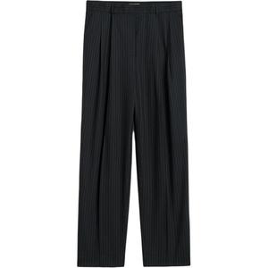 Классические брюки в полоску TOTEME, синий