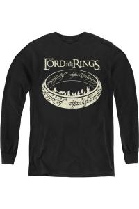 Футболка с длинным рукавом The Journey из коллекции Lord Of The Rings для молодежи Gildan, черный