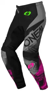 Детские роликовые штаны Element для девочек O'Neal, черный/розовый