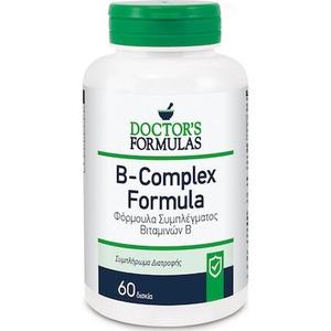 Витамин B-комплексная добавка, формула 60 таблеток Doctor's Formulas