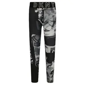 Леггинсы узкого кроя Dkny, черный