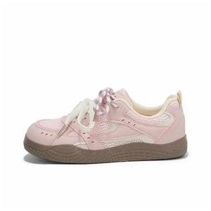 Нескользящие, износостойкие, легкие, дышащие низкие кроссовки для скейтбординга для женщин Cat Seven Seeks, Beige Blue