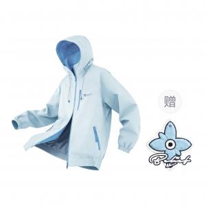 Куртка Unisex Hooded Moderate Others WARRIOR, moonсветло-синий[free badge+scented sachet charm]