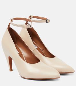 Туфли-лодочки из кожи акулы Alaïa, Beige Clair