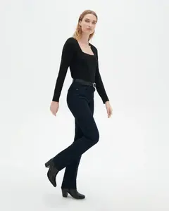 Женские джинсы с 5 карманами, фасон boot-cut Caroll, светло-голубой