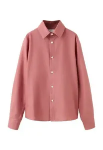 Детская рубашка Mango Kids, Bordeaux