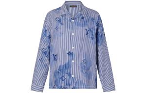 Рубашка мужская Louis Vuitton в полоску, синий