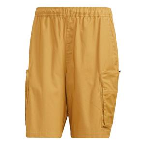 Шорты Men's adidas Solid Color Logo Printing Casual Straight Shorts Yellow HM2987