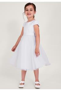 Платье подружки невесты из тюля Monsoon, белый