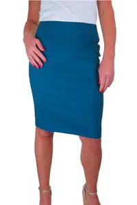 Облегающая юбка-карандаш стрейч Paulo Due, синий