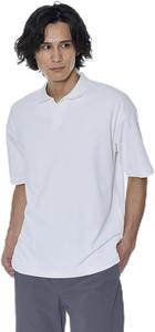Футболка-поло Mizuno Anti-Sweat, короткий рукав, защита от пятен от пота, непрозрачная, теплозащитная, модель B2MAB135, мужская, белый