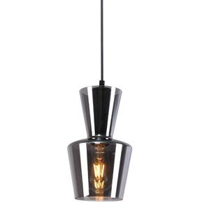 Подвесной светильник Nettlife Martens 1-flammig, черный - металл - 9 x 150 x 9 см