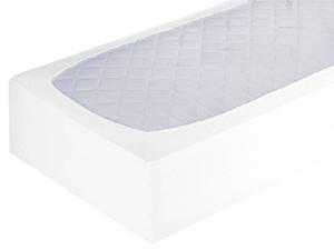 Простыня на резинке Zollner 00000290, белый - текстиль - 180 x 1 x 200 см