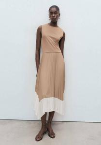 Платье Mango Jersey dress, Brown