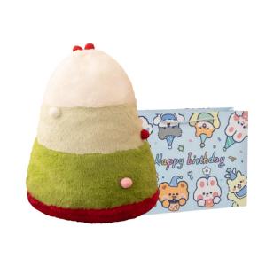 Fun Double Sided Reversible Birthday Cake Santa Hats & Caps Doll Products Fat Fat Dragon