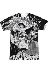 Футболка с коротким рукавом Batman Joker для взрослых из полиэстера Gildan, белый