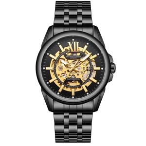 Часы Anthony James Mystique Automatic, арт. M0756839756761, черный/золотой