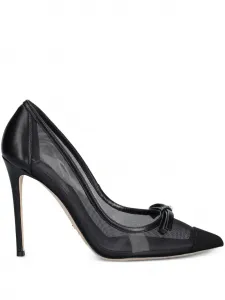 Туфли с бантом Elisabetta Franchi, черный