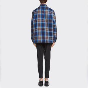 Рубашка мужская синяя Prada, синий