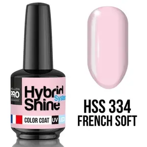 Mol Hss 334 Nude & Pastel - полуперманентный гибридный блеск Mollon Pro