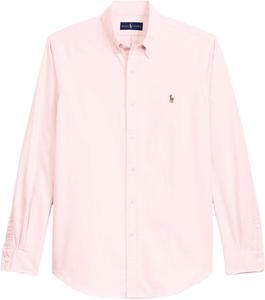 Ralph Lauren Polo мужская оксфордская рубашка на пуговицах с длинным рукавом POLO RALPH LAUREN, Basic Pink