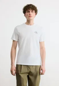 Классическая микро-моно базовая футболка Calvin Klein Jeans, Bright White