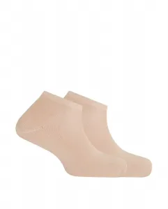 В упаковке 2 пары однотонных мужских носков из органического хлопка Punto Blanco, бежевый