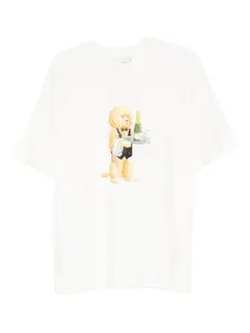 Футболка с изображением собаки Drôle De Monsieur, нейтральный