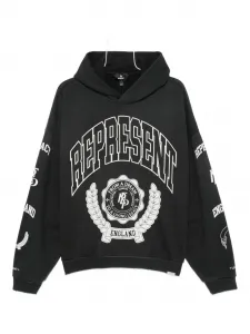 Толстовка с графическим принтом Represent, черный